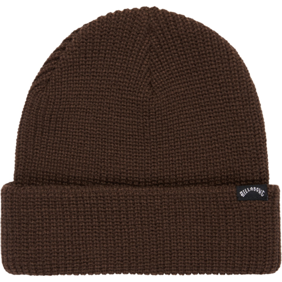 2025 Billabong Mens Arcade Skull Fit Cuffed Beanie ABYHA00512 - Dark Cedar